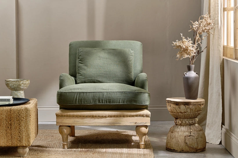 Jube Deconstructed Linen Armchair