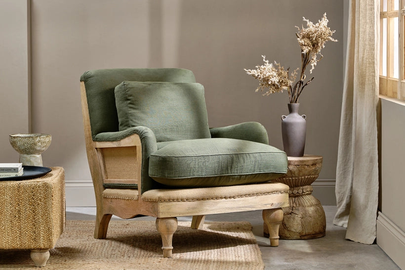 Jube Deconstructed Linen Armchair