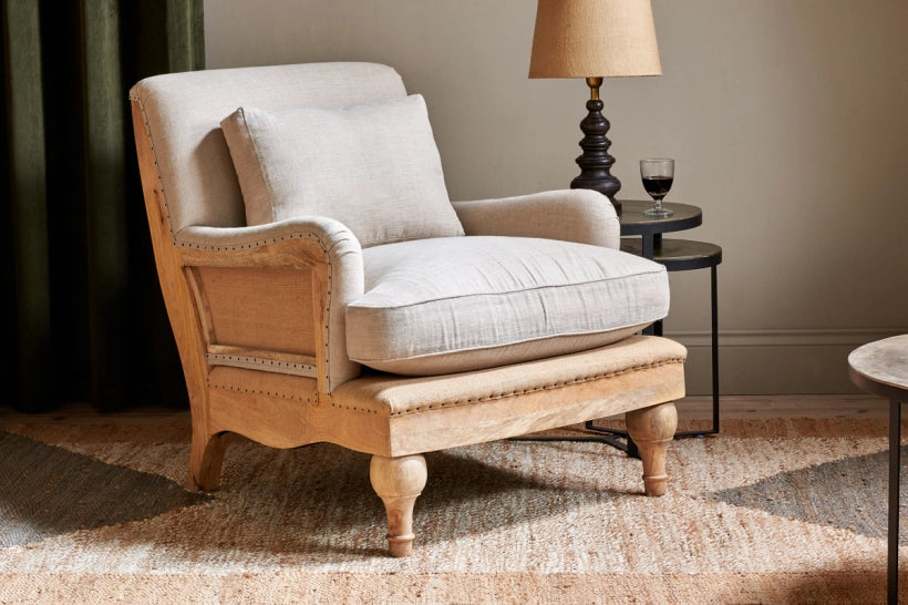 Jube Deconstructed Linen Armchair