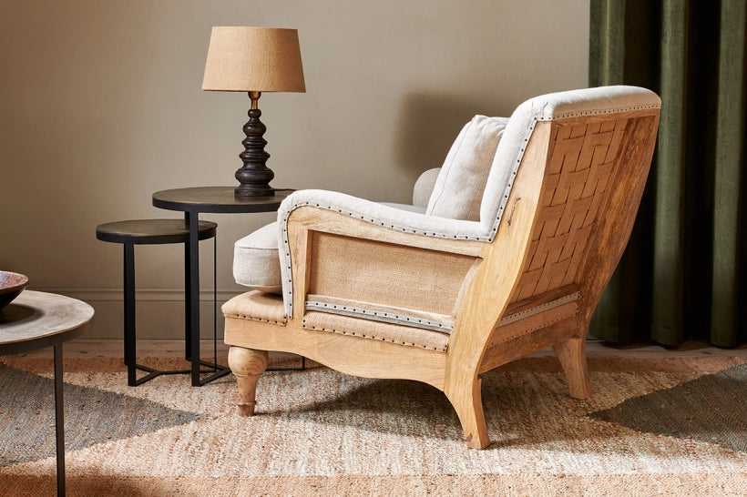 Jube Deconstructed Linen Armchair