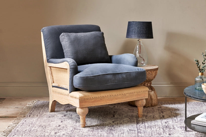 Jube Deconstructed Linen Armchair