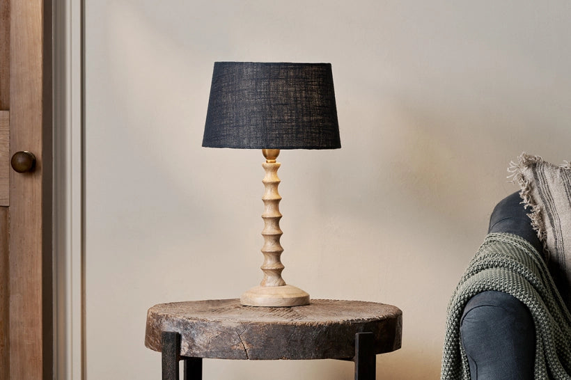 Ava Mango Wood Bedside Table Lamp