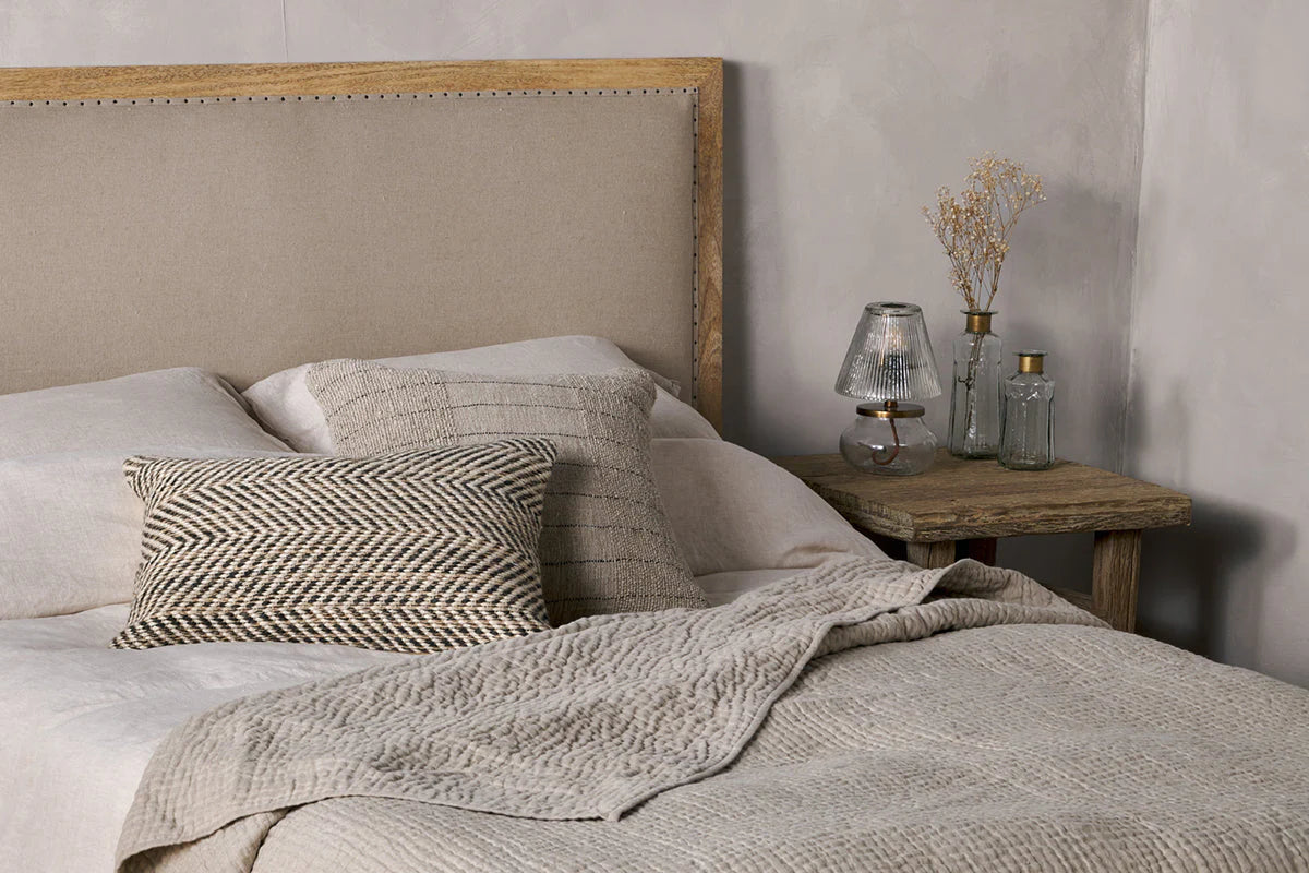 Elenor Upholstered Linen Headboard King