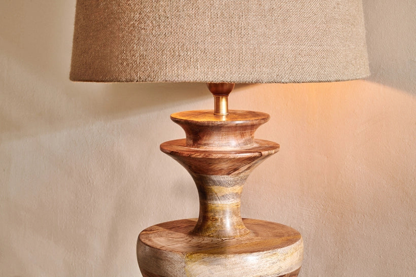 Burd Mango Wood Table Lamp