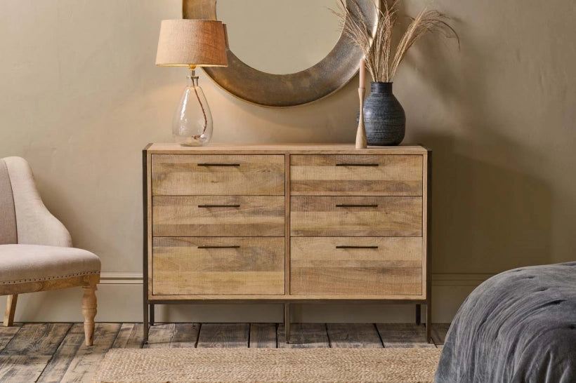 Yuzu Mango Wood Chest of Drawers