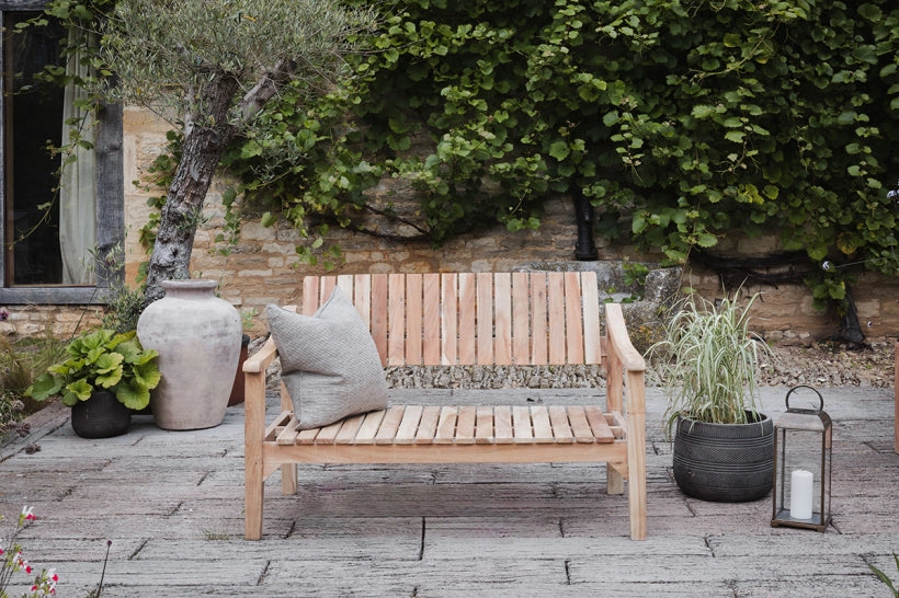 Eve Slatted Wooden Sofa