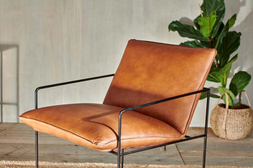 Dune Leather Lounger