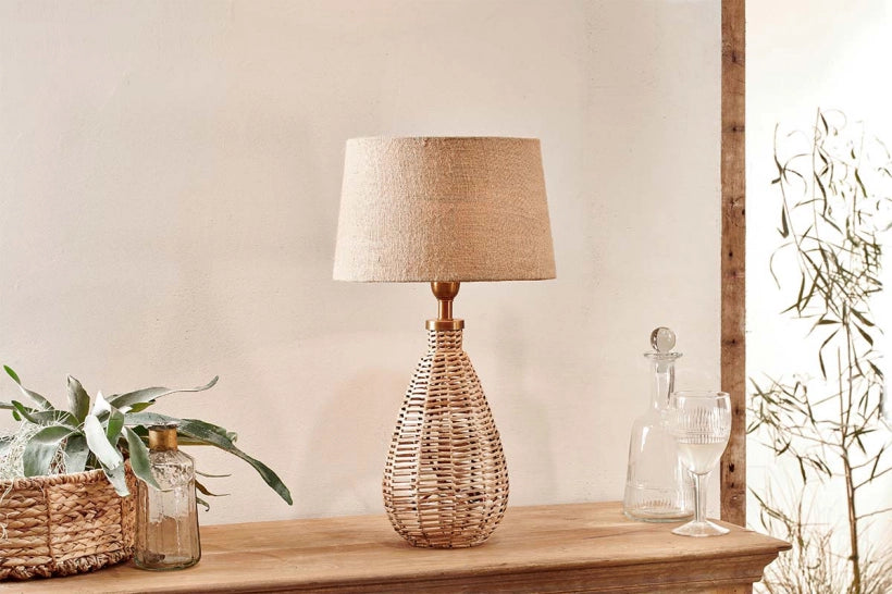 Dhar Wicker Lamp