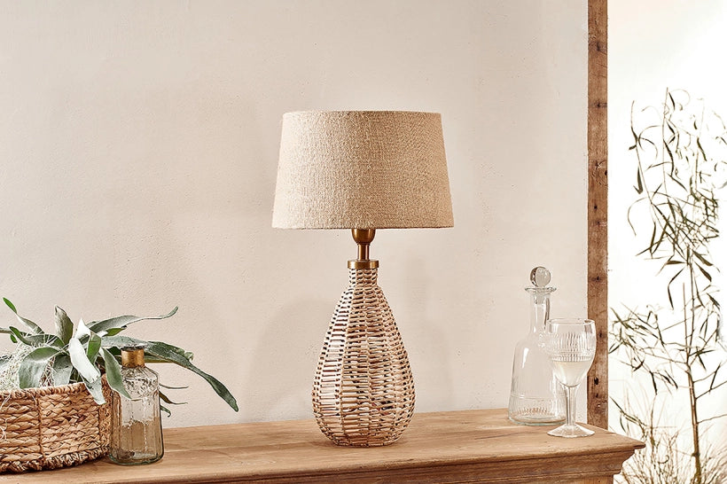 Dhar Wicker Lamp