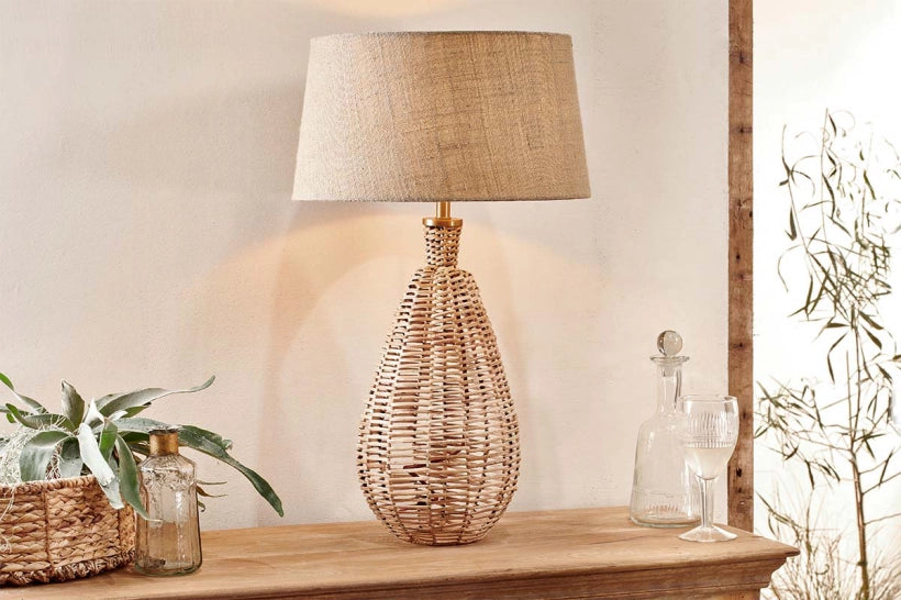 Dhar Wicker Lamp