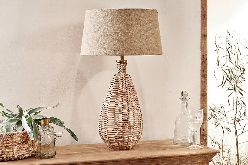 Dhar Wicker Lamp