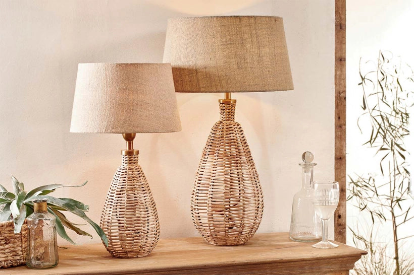 Dhar Wicker Lamp