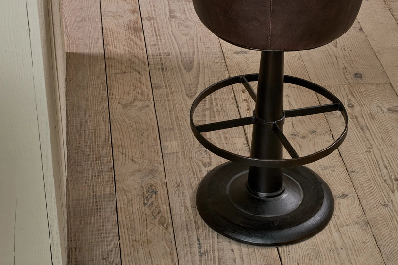 Dunke Leather Bar Stool