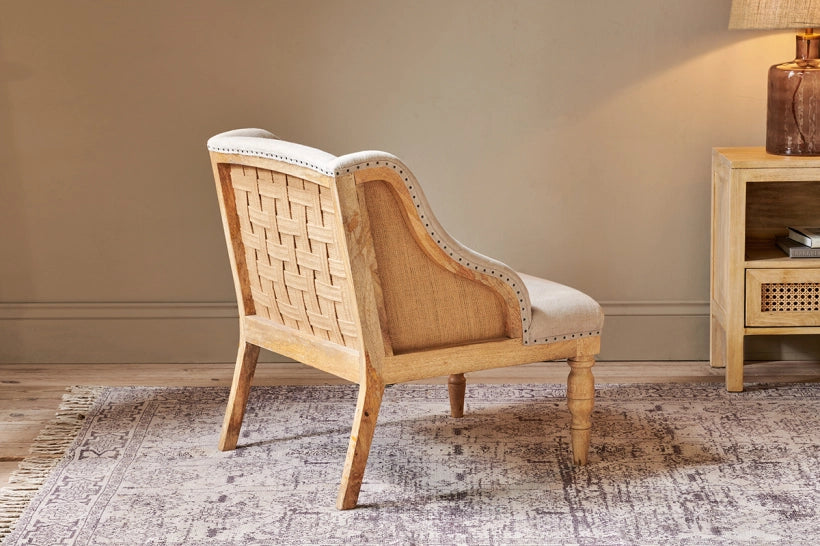 Nichee Deconstructed Linen Armchair