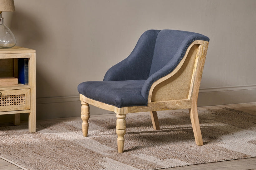 Nichee Deconstructed Linen Armchair