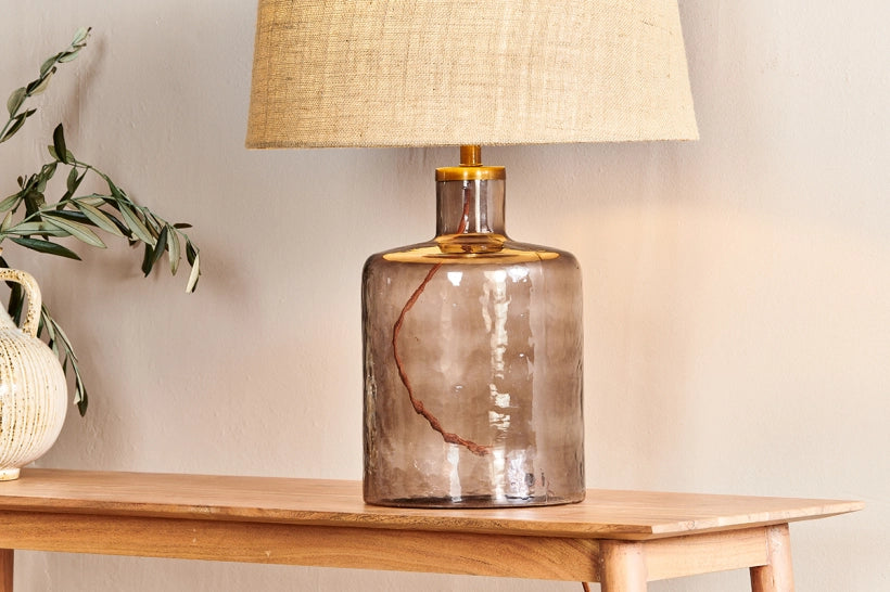 Orla Recycled Glass Table Lamp - Small