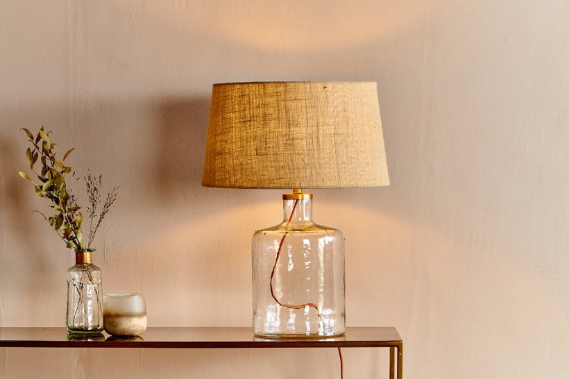 Orla Recycled Glass Table Lamp - Small