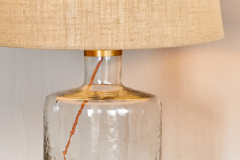 Orla Recycled Glass Table Lamp - Small