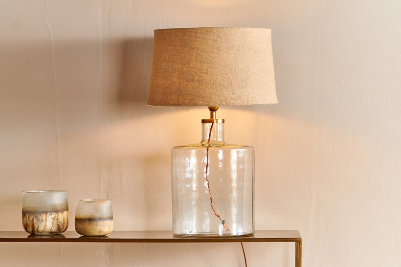 Orla Recycled Glass Table Lamp - Large