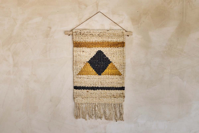 Lombu Hemp Wall Hanging - Triangle