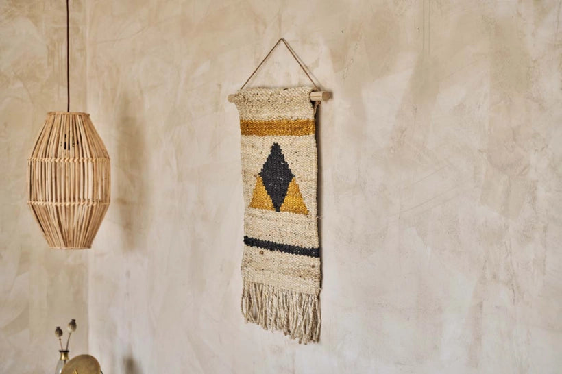 Lombu Hemp Wall Hanging - Triangle