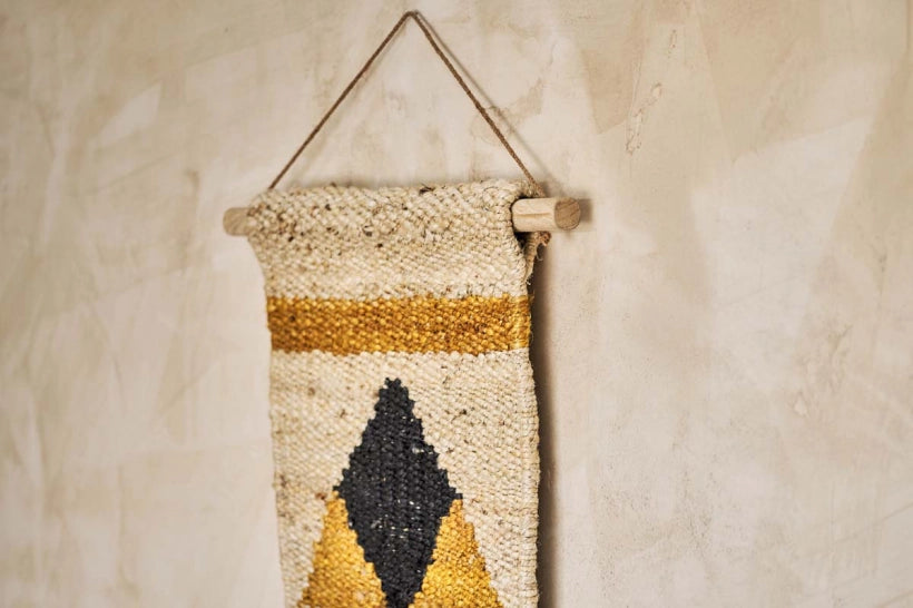 Lombu Hemp Wall Hanging - Triangle