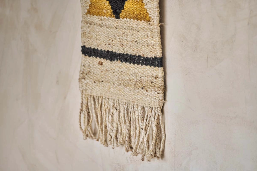 Lombu Hemp Wall Hanging - Triangle