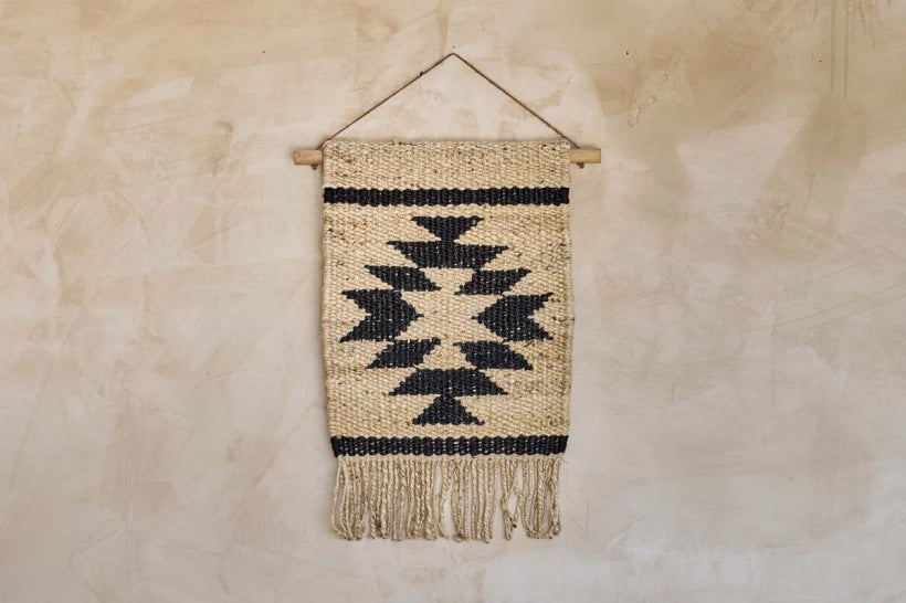 Lombu Hemp Wall Hanging - Aztec