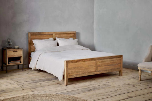 Ume Mango Wood Bed King