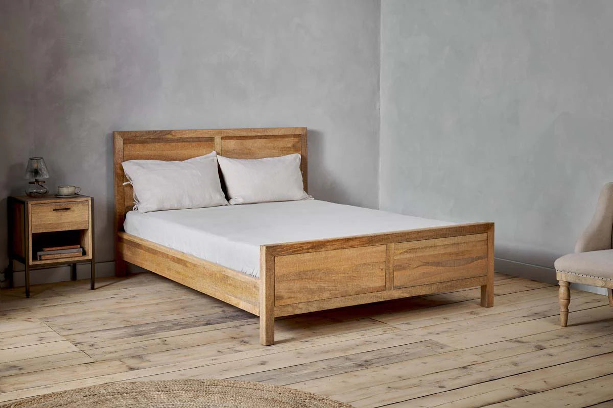 Ume Mango Wood Bed King