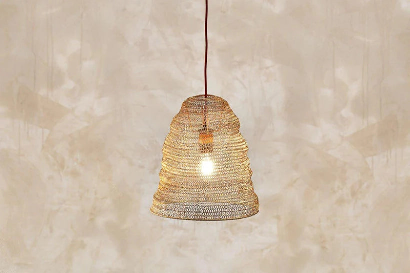 Kaki Wire Lampshade