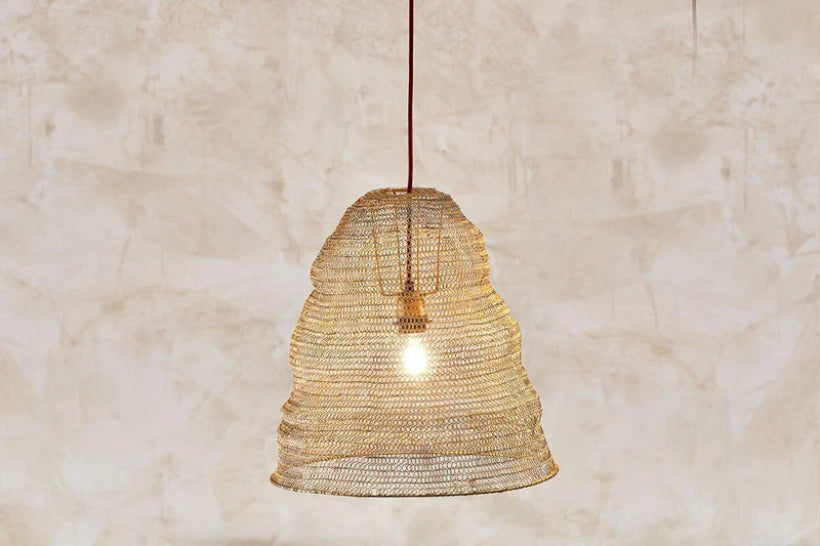 Kaki Wire Lampshade