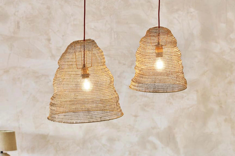 Kaki Wire Lampshade