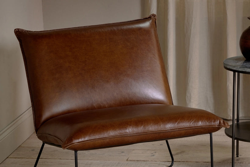 Ashi Oversized Leather Lounger