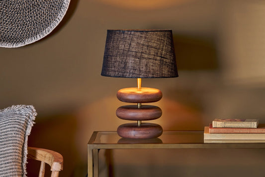 Duunk Mango Wood Table Lamp