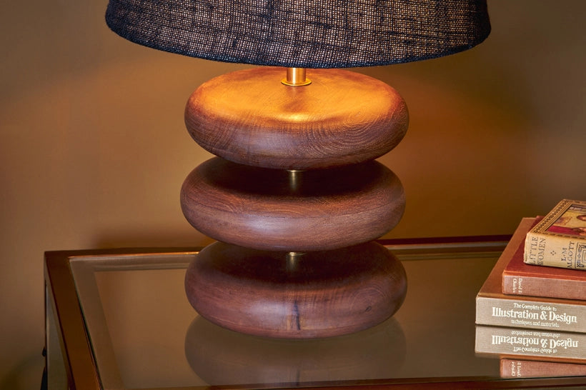 Duunk Mango Wood Table Lamp