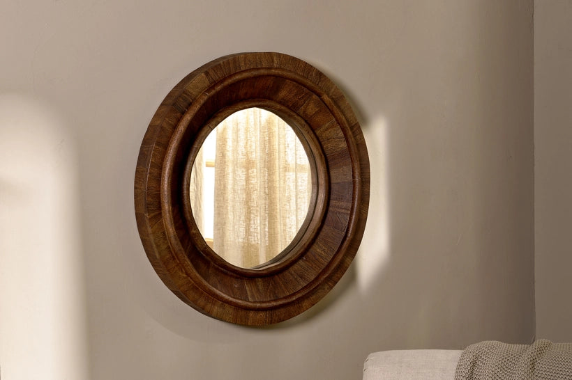 Merke Acacia Wood Mirror