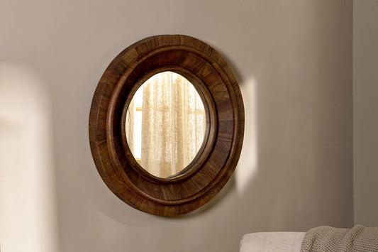 Merke Acacia Wood Mirror