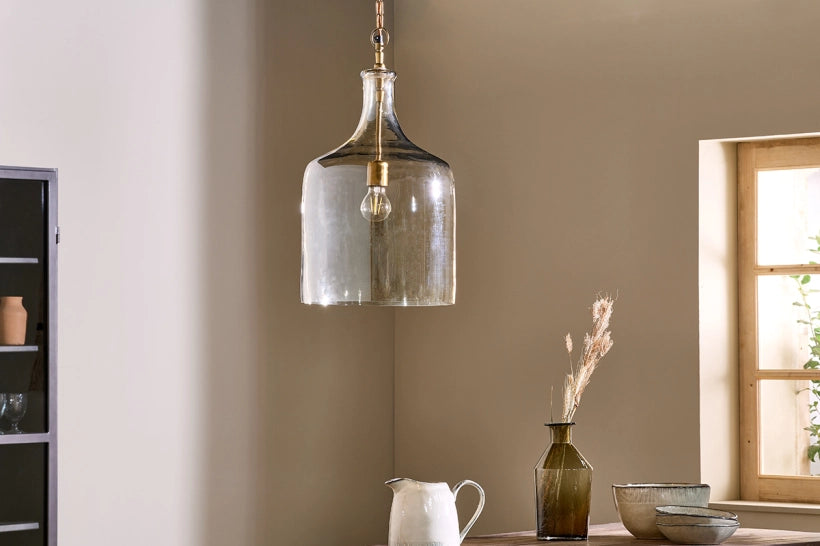 Beau Recycled Glass Pendant Light