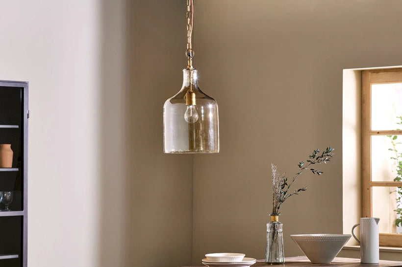 Beau Recycled Glass Pendant Light