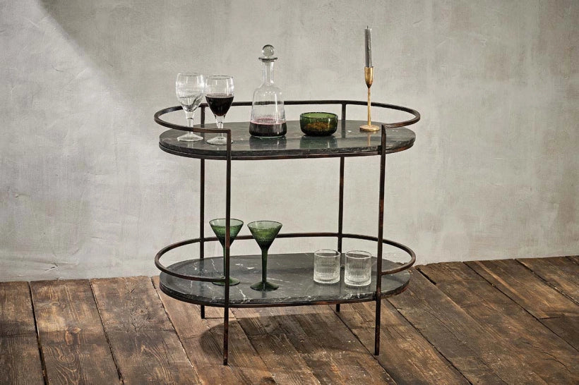 Hiirage Marble Drinks Table