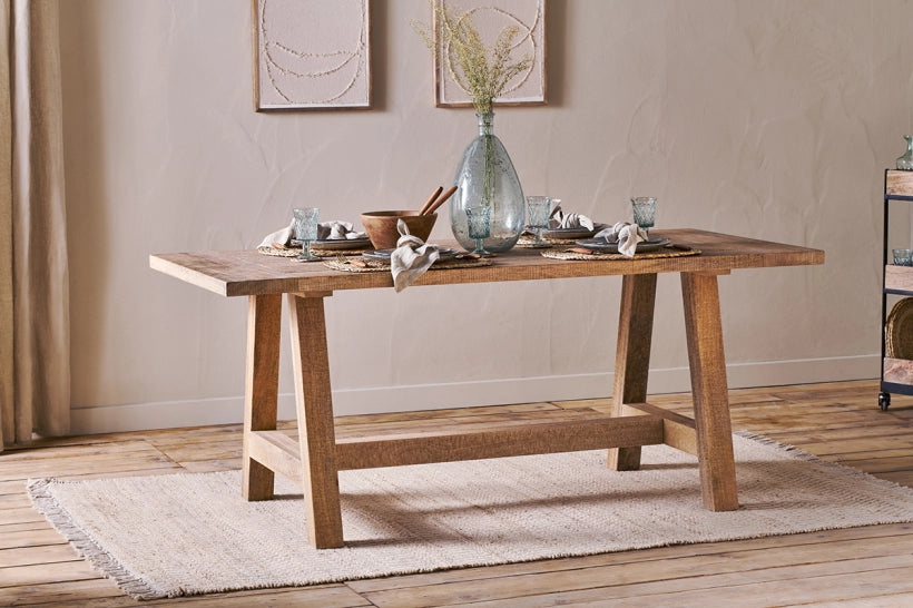 Ume Mango Wood Dining Table - Large