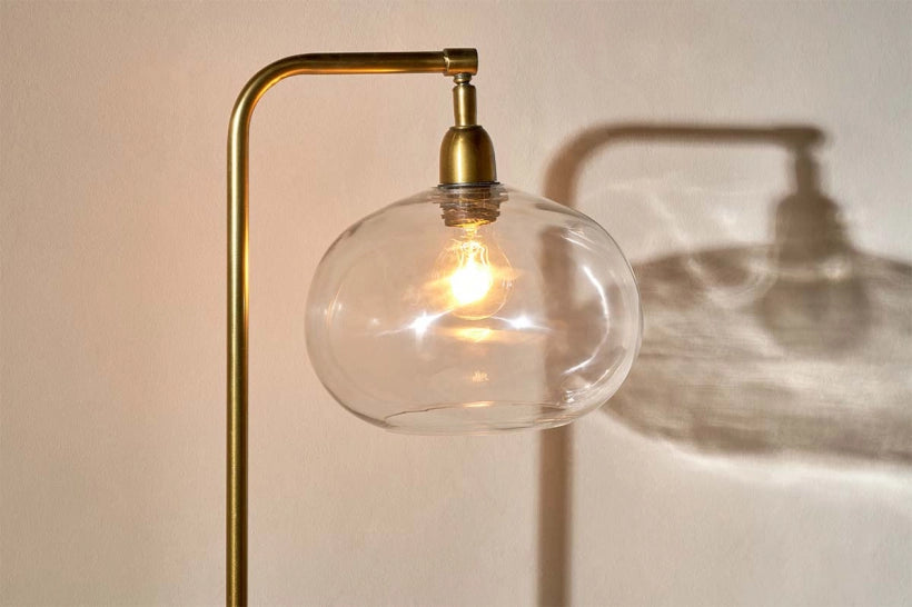 Qi Recycled Glass Floor Lamp