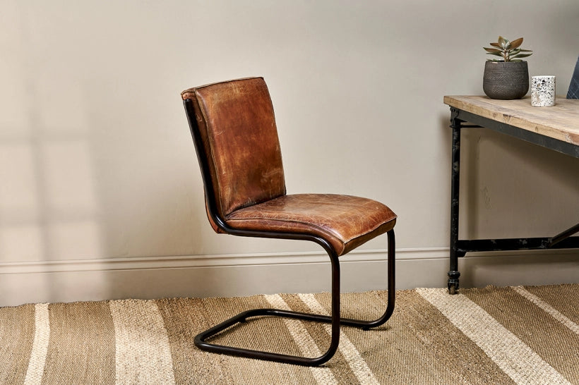 Sawara Leather Desk Chair