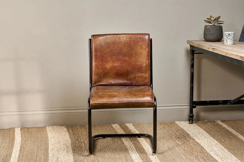 Sawara Leather Desk Chair