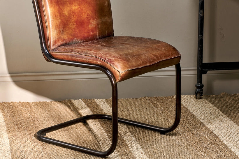 Sawara Leather Desk Chair