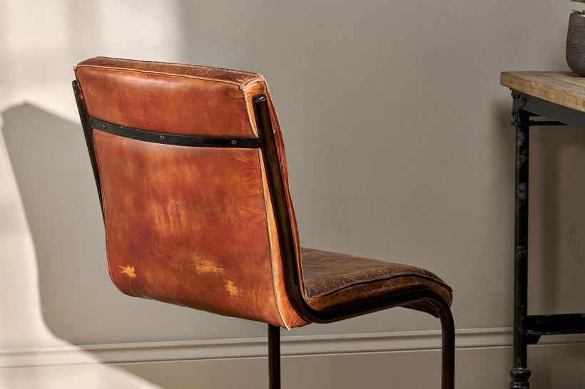 Sawara Leather Desk Chair