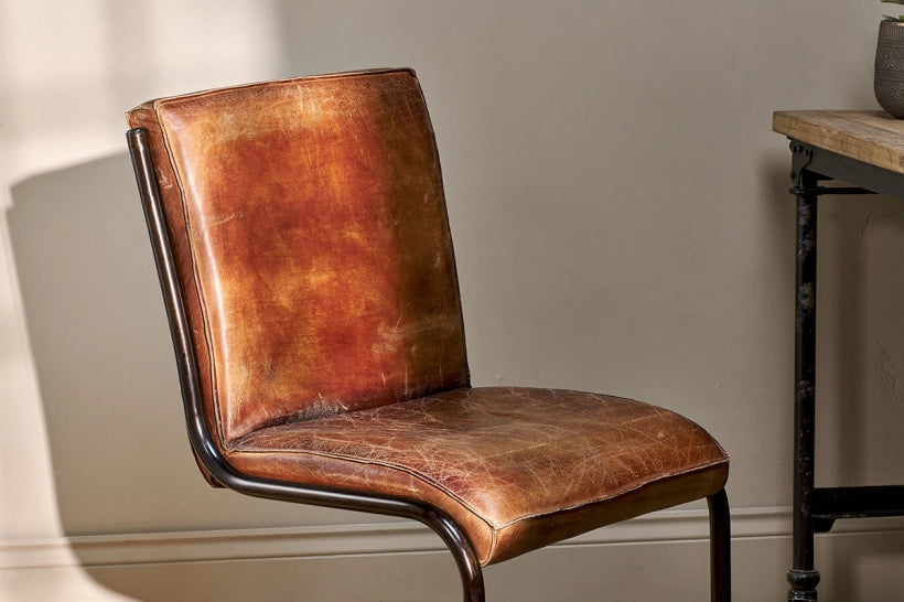 Sawara Leather Desk Chair