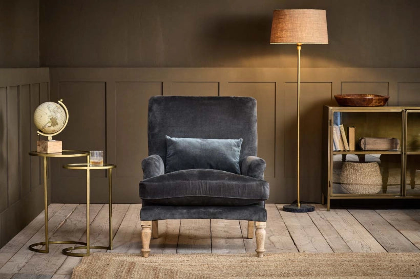 Rubii Velvet Armchair