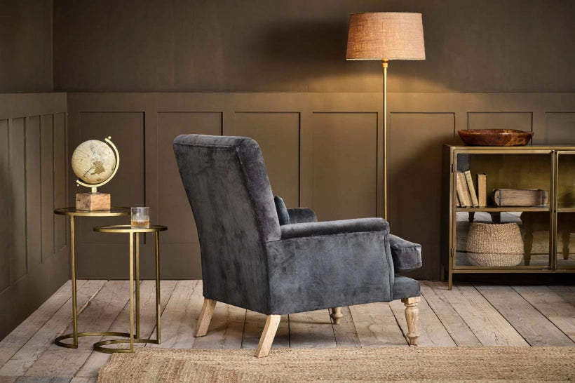 Rubii Velvet Armchair